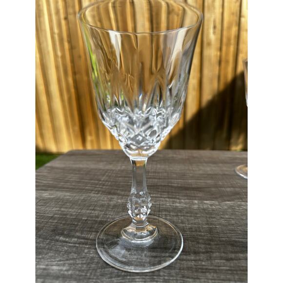 Capri Crystal Collection JMP Marketing Italy Retired Crystal Water Goblets-Set 9 - Picture 2 of 6